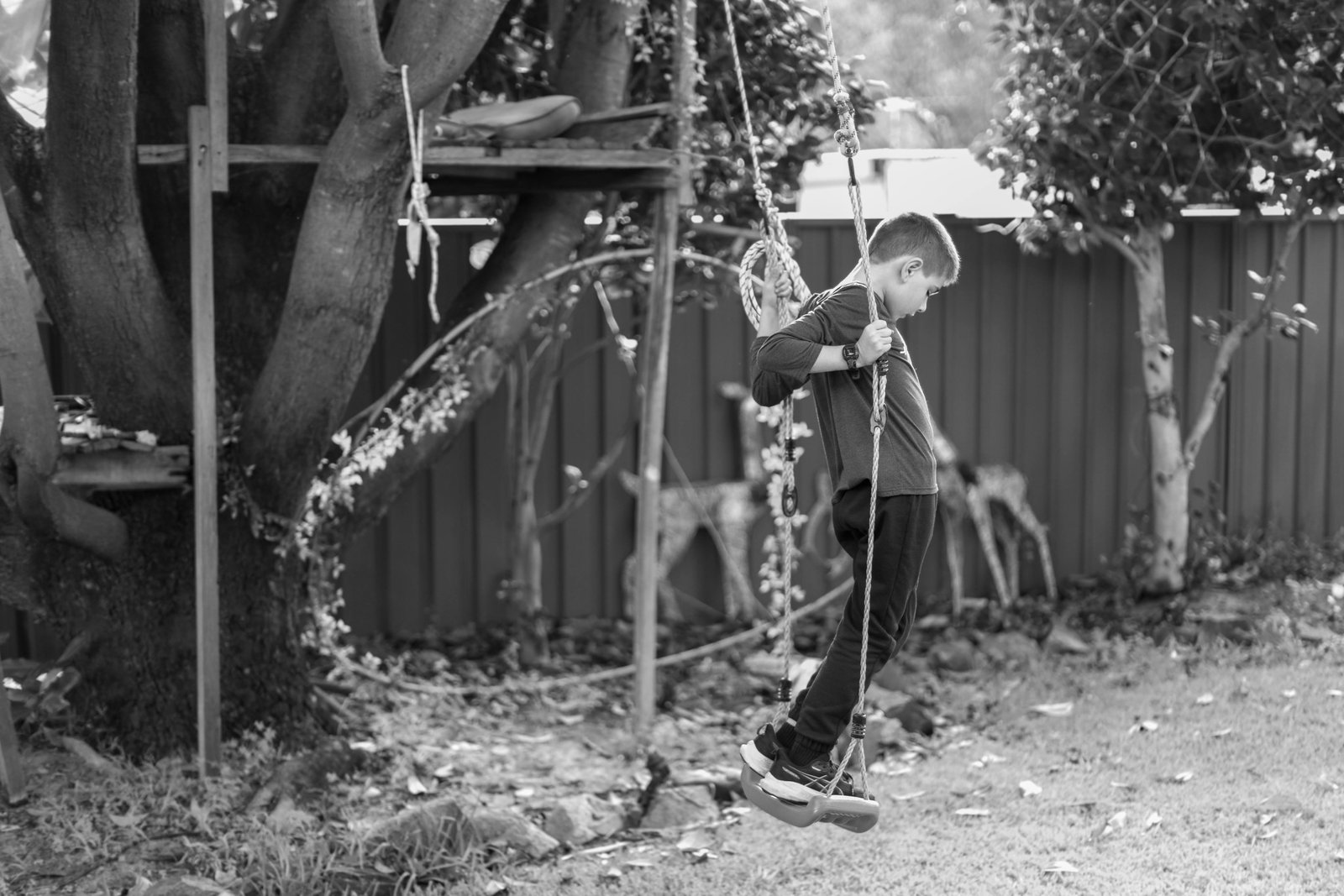 Documentary family photography, Perth, black and white